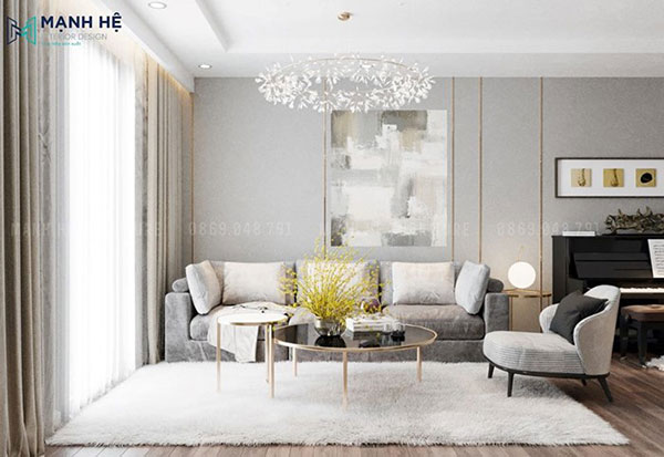 30+ Mẫu thiết kế nội thất phòng khách cho chung cư, nhà phố & biệt thự Thiet Ke Noi That Phong Khach