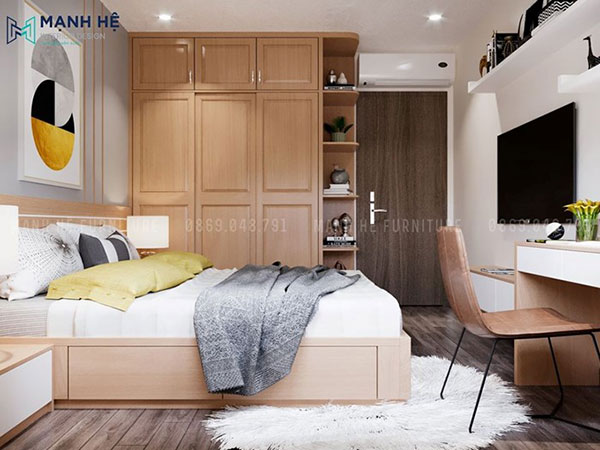 20+ Mẫu thiết kế nội thất phòng ngủ cho người lớn và trẻ em từ 5m2 -25m2 đẹp nhất năm 2020 Thiet Ke Noi That Phong Ngu